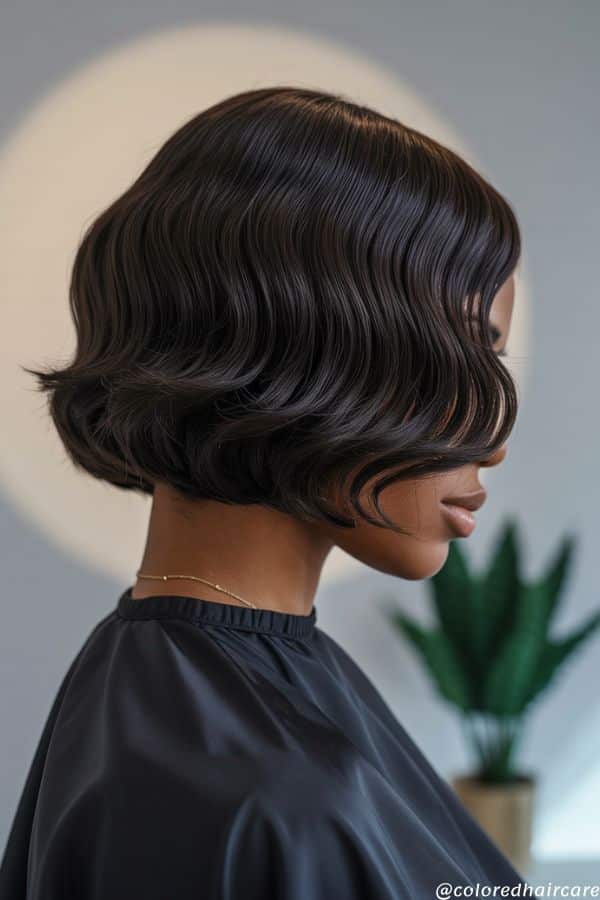 Bobs Are Back (Again)—And These Are the Best Bob Hair Colors 2 The Blunt Bob + Jet Black
