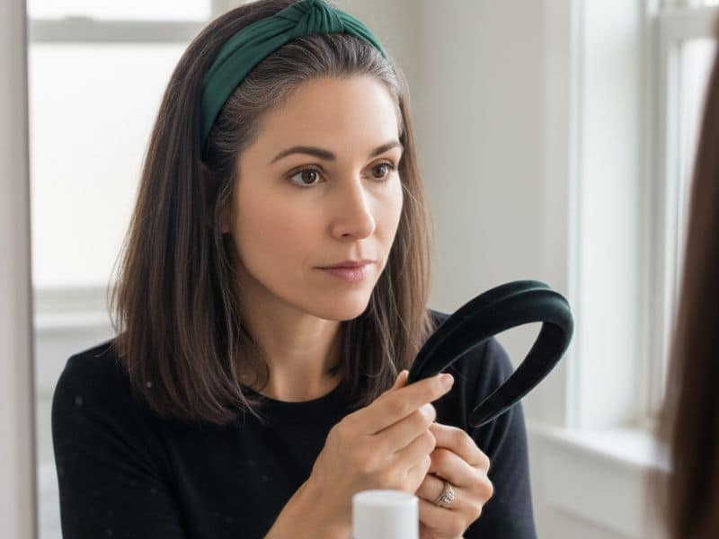 gray hair transition step 1