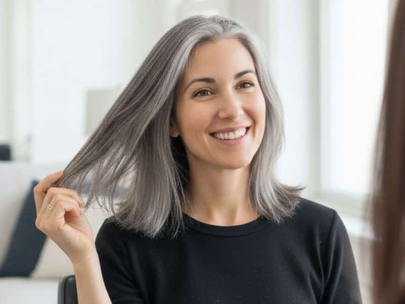 gray hair transition step 4