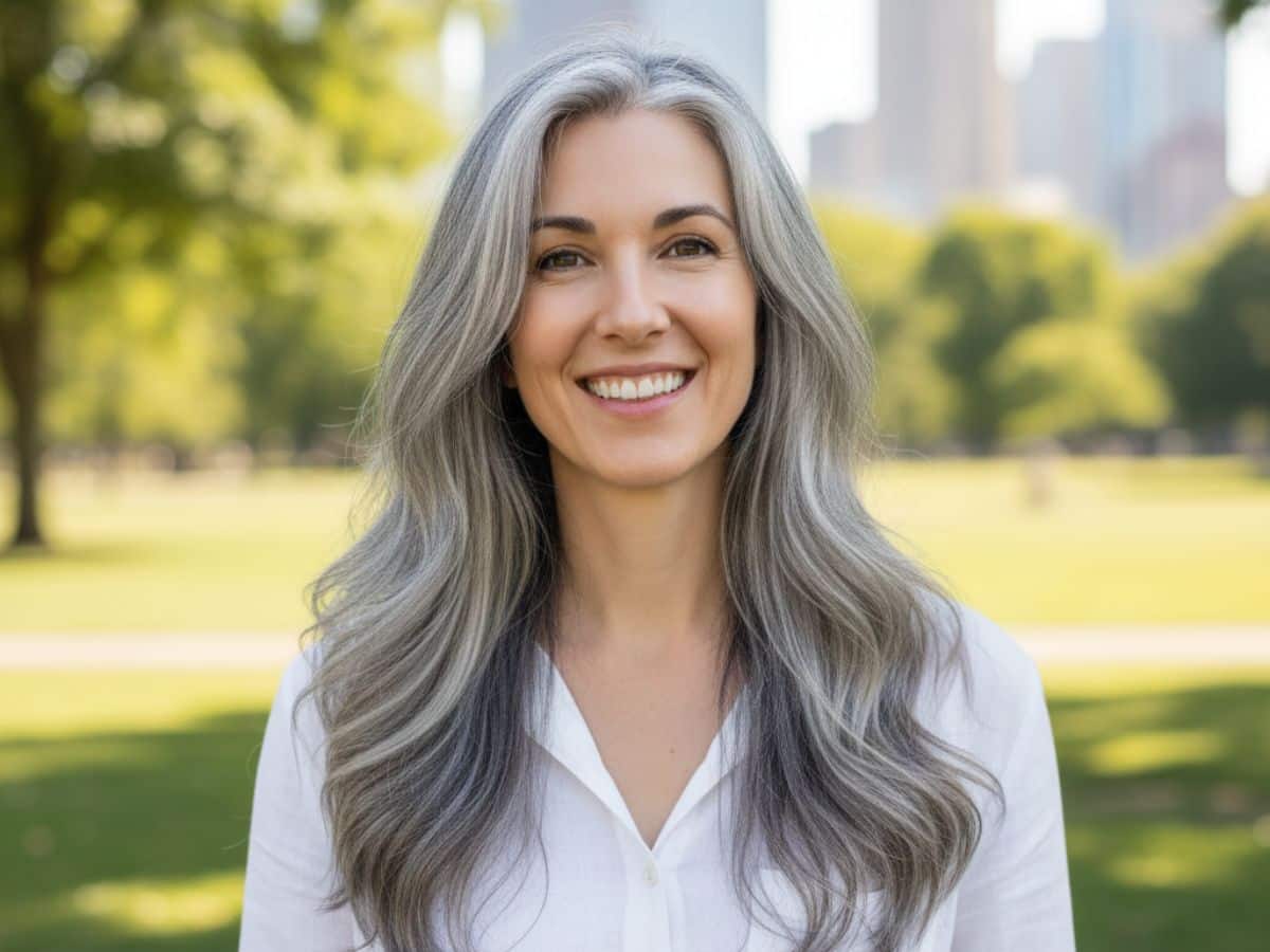 what to expect gray hair transition