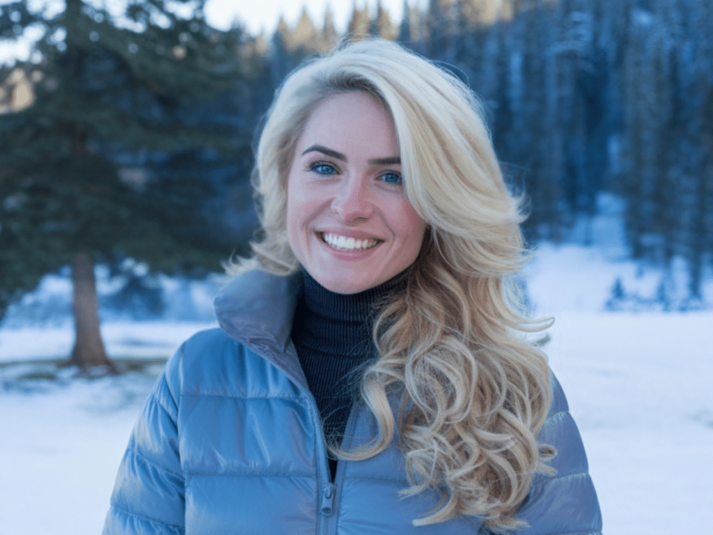 blonde hair in winter featured image.