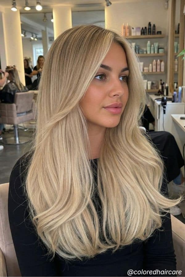 buttercream blonde hair color ideas