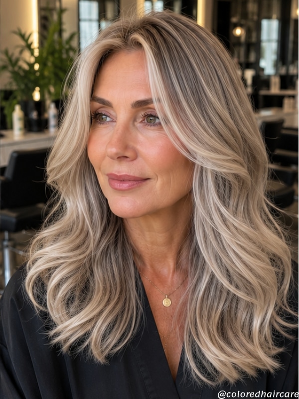 Platinum Gray with Dark Roots