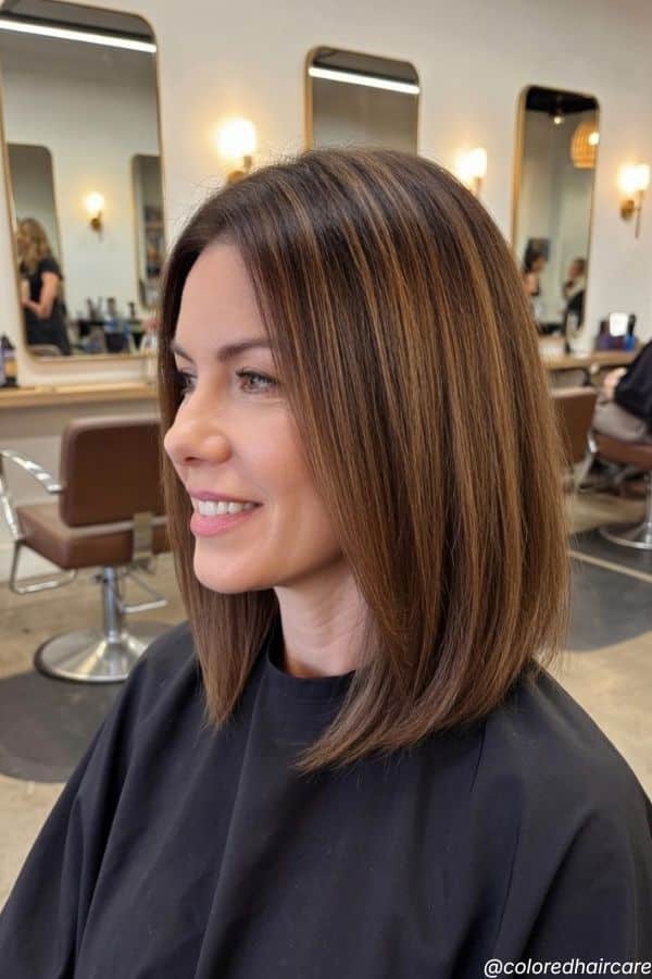 espresso with caramel highlights.