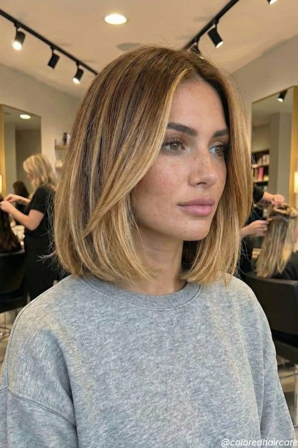 Honey Blonde with Lowlights