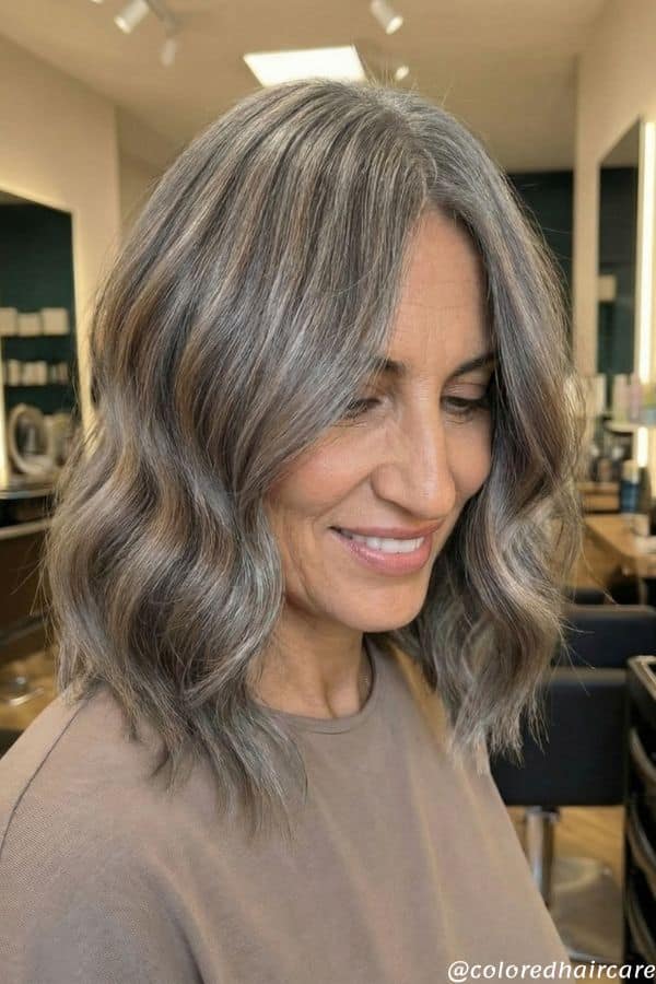 How to Grow Out Dyed Hair to White (Without Losing Your Confidence) 8 gray white hair blending soft waves