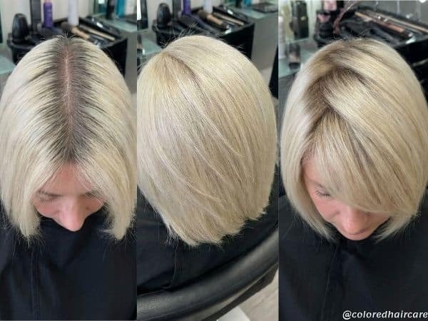 How to Grow Out Dyed Hair to White (Without Losing Your Confidence) 11 white hair parting trick
