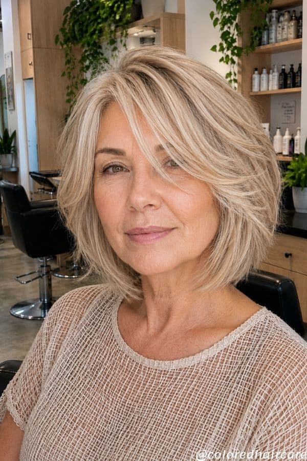 Summer Hair Colors for Women Over 50 That Feel Fresh, Modern, and Genuinely Chic 11 butter beige blonde