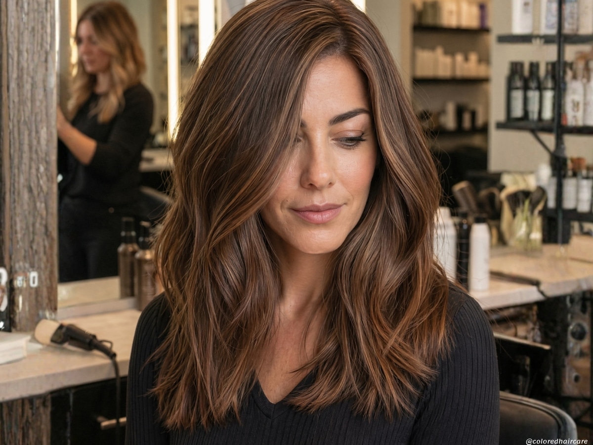 Colored Hair Care Expert Tips, Guides & Ideas for Show-Stopping Hair Color 56 chocolate brown hair color ideas