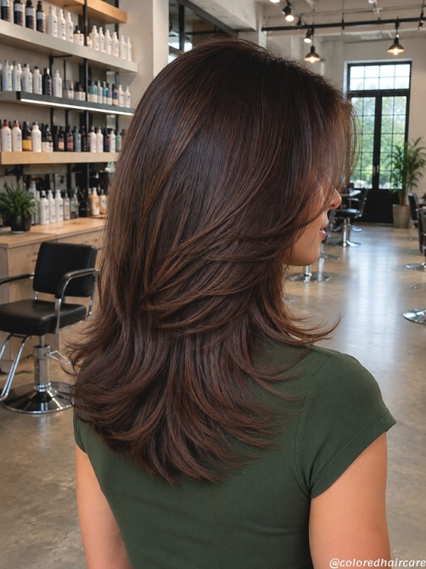 These 25 Chocolate Hair Color Ideas Are Making Everyone Want to Go Brunette 2 Classic Chocolate Brown hair color