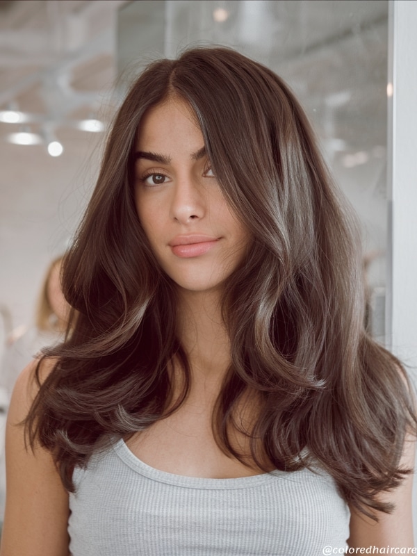 These 25 Chocolate Hair Color Ideas Are Making Everyone Want to Go Brunette 20 iced chocolate brown